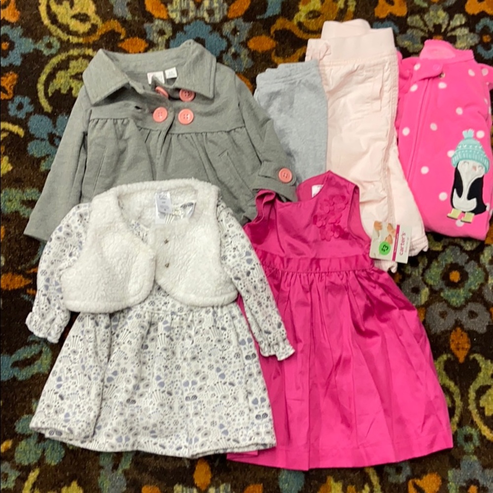 Baby girl 6-12m clothing lot